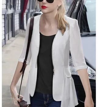 

New Pattern Occupation Suit-dress Sleeve Self-cultivation Reticulate Fashion Business Correct Dress Clothes Winter Women Coat