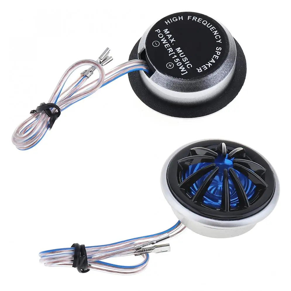 Alto-falante de Áudio Estéreo do Carro Yh-66 Carro Chifre Cúpula Tweeter Super Potência Alto-falante Tweeters Agudos Alto Falantes 2 Pçs 150 w Dc12v 12 Automóveis e motos