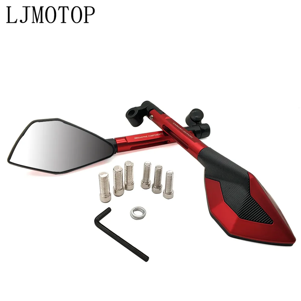 Мотоциклетные зеркала для Honda CB190R forza 300 CB400 SF CBR650 R GROM MSX125 CNC мотоциклетные заднего