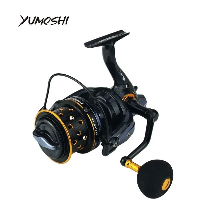 

YUMOSHI 10000 size metal spool Jigging trolling long shot casting for carp and salt water surf spinning big sea fishing reel