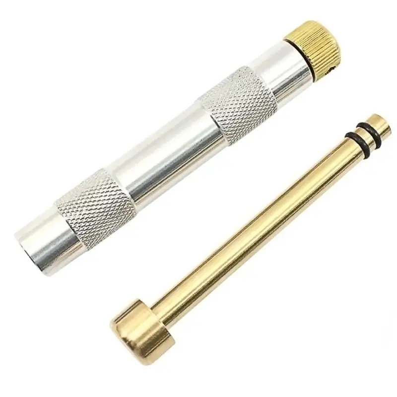 Brass Metal Fire Piston Outdoor Emergency Fire Tube Camping Survival Tool