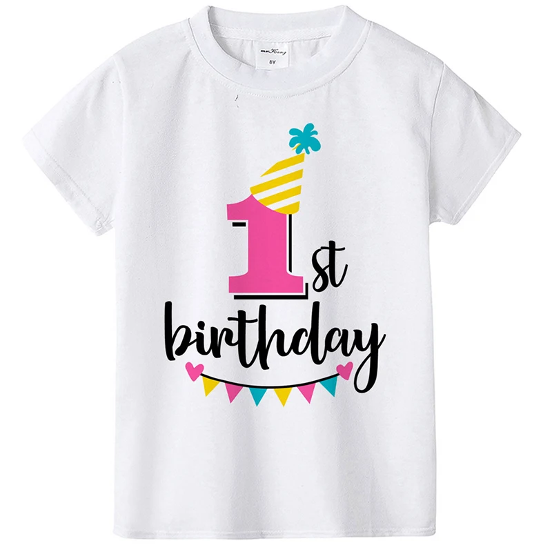 Детская летняя футболка, футболки с короткими рукавами для мальчиков и девочек, топы для детей 1, 2, 3, 4, 5, 6, 7, 8, 9 лет, подарок на день рождения