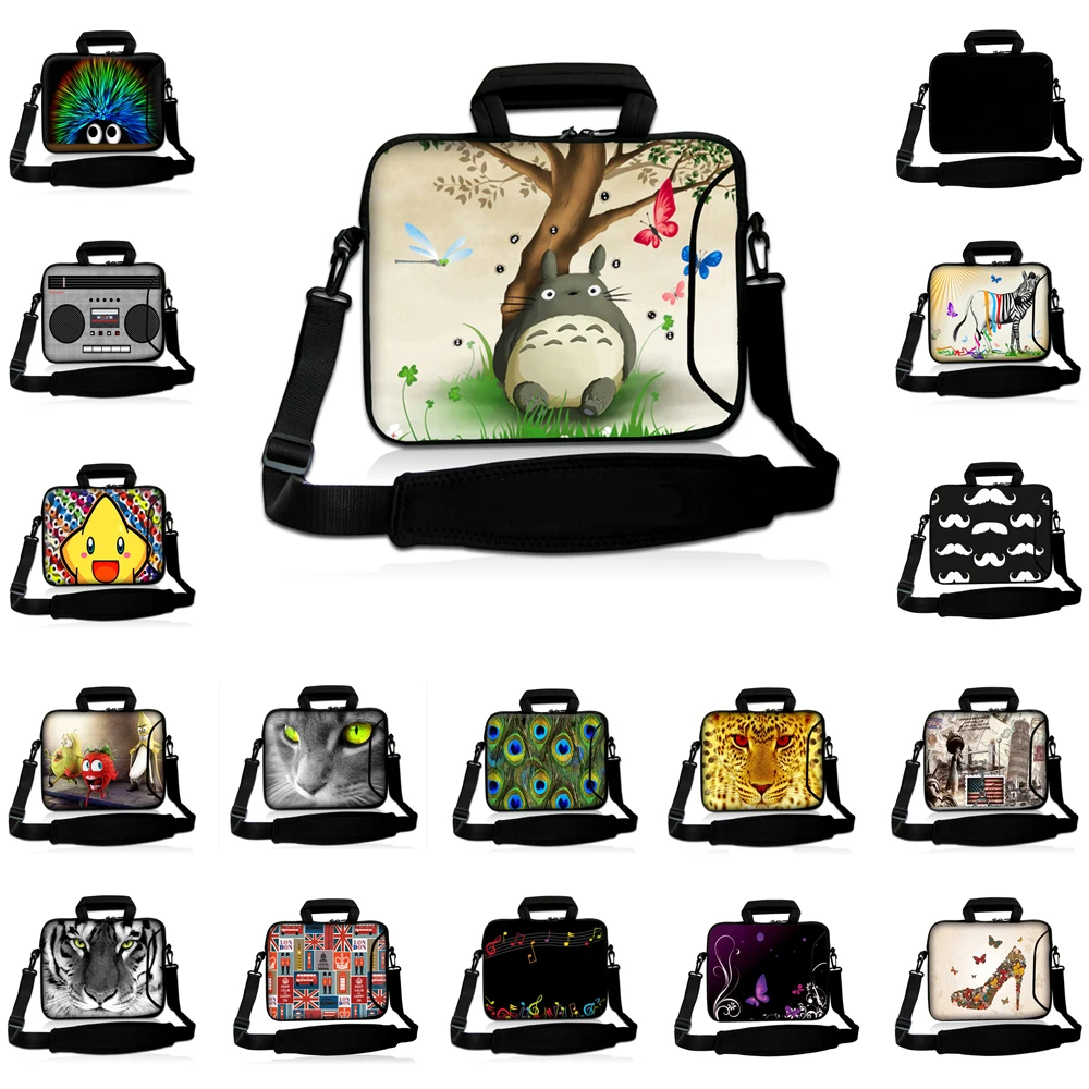 Мягкий портфель для ноутбука с ручкой 10 12 13 14 15 17 дюймов плечевой ремень для ноутбука сумка для переноски Funda Portatil 15,6 Bolsas чехлы