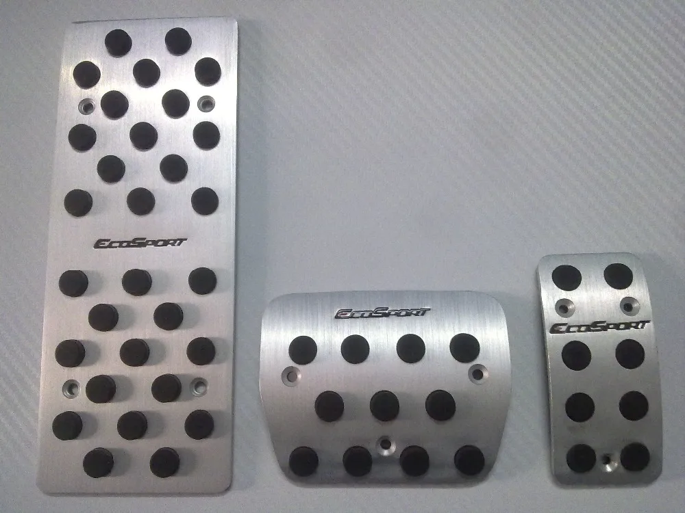 sale For Ford EcoSport AT MT aluminum car pedals Fuel Brake foot pedal