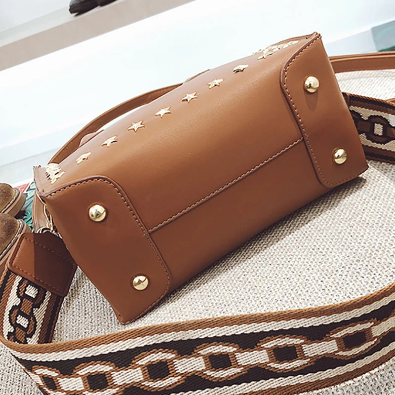 Aitesen пентаграмма сумки заклепки звезды плеча Crossbody obag TA известная марка Tote Michael