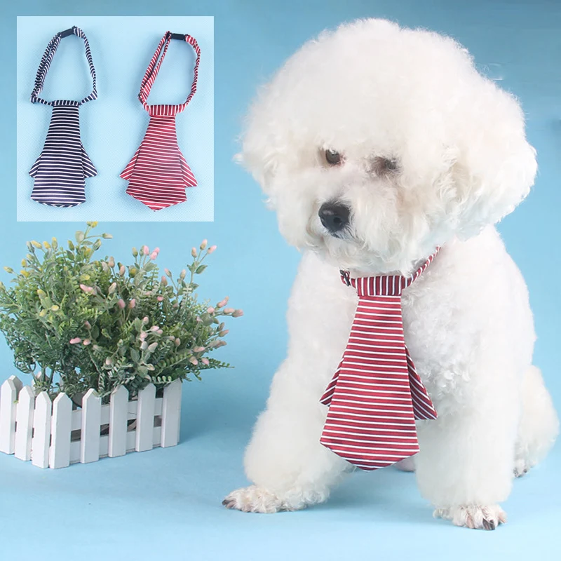 Button Adjustable Dog Bow Tie Pet Collar Perfect for Wedding Tie Party