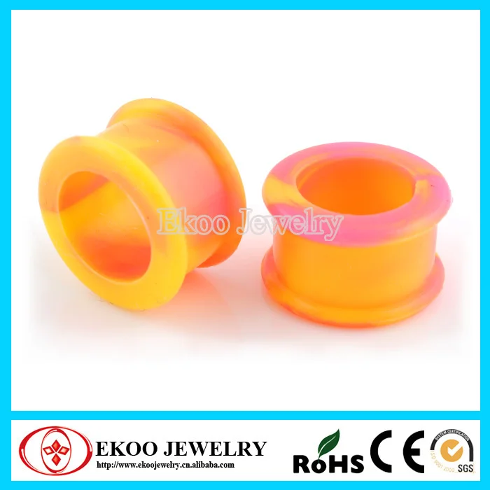 Silicone Flexible Double Flared Tunnel Plugtunnel plugdouble