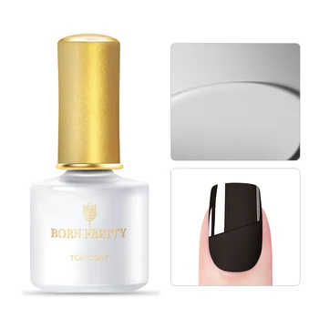 

6ml BORN PRETTY Tempered Matte Top Coat Enhance Base Coat No Wipe Soak Off UV Gel Polish Nail Art Gel for UV Lamp