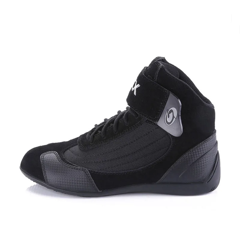 Botas de cuero de vaca de la motocicleta de ARCX zapatos de Moto de la calle Motocross Chopper botas de protección de carreras