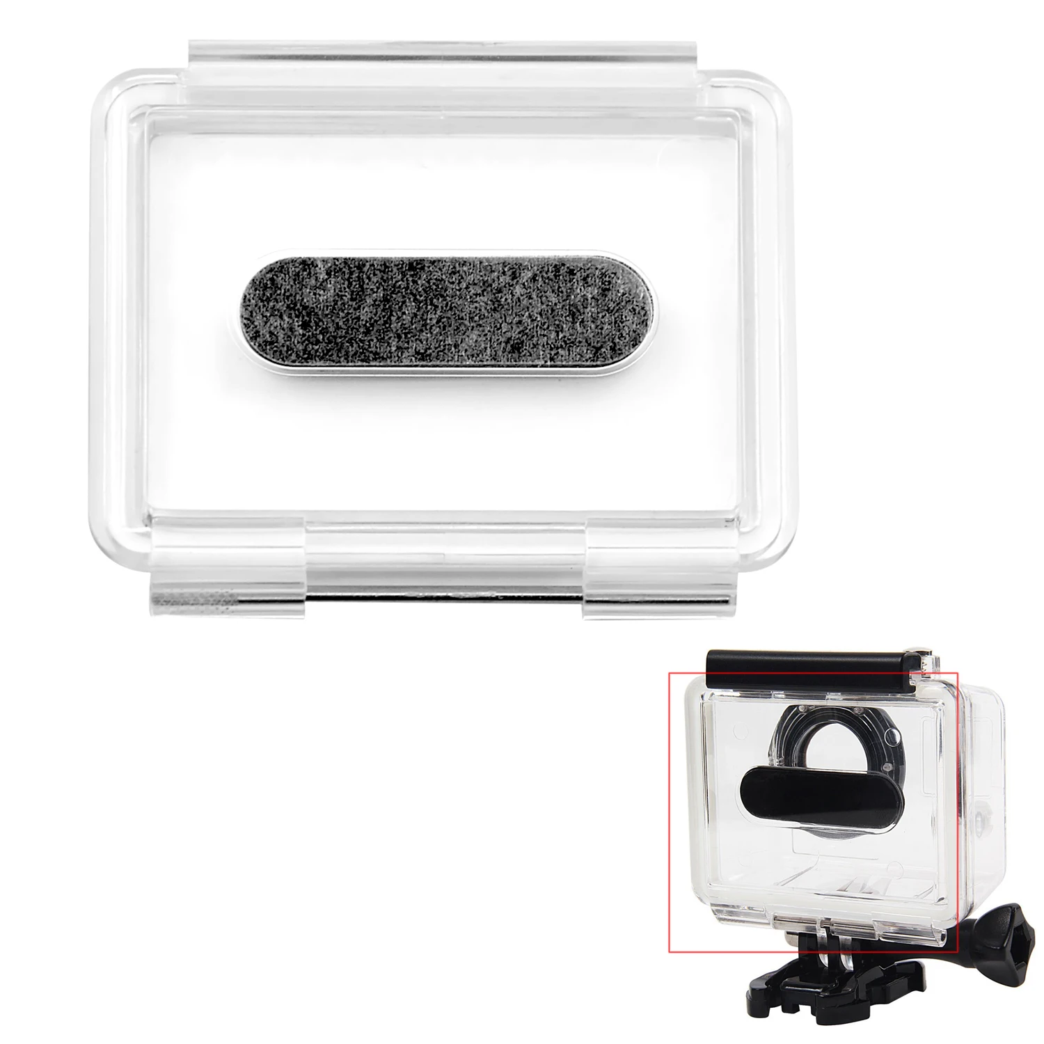 

Gosear Waterproof Housing Case Cover Backdoor Back Door Protector Skin Shell Cap for GoPro Hero 1 2 3 Go Pro Hero1 Hero2 Hero3