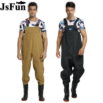 

Fishing Wader Waterproof Breathable Chest Waders Outdoor Fishing Boots Thick Non-slip Durable Fly Fishing Suit FO339