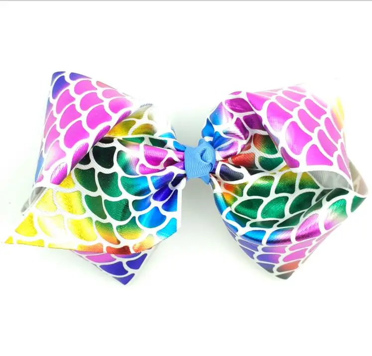 hologram ribbon hair bow