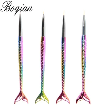 

BQAN Professional 5mm/7mm/9mm/11mm Nail Brush Hand Draw Tips Drawing Line Painting Pen Tools Manicure Nail Art Brush Decoration