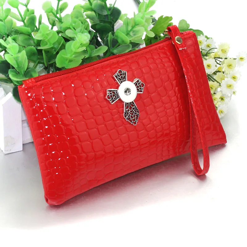 Buy leather Snap Button Bag Wallet Hold Snap Button