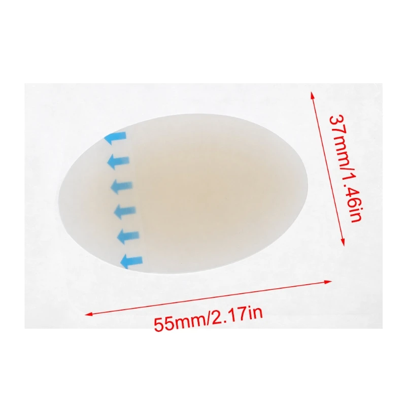 4 шт. 37x55 мм Уход за ногами гидроколлоидный пластырь блистер пятки протектор патчи