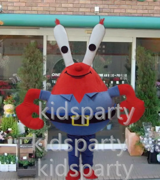 mr krabs mascot costume halloween costumes party costume dinosaurs