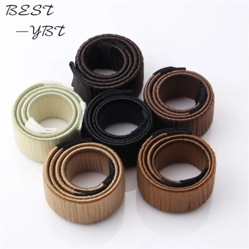 

free shippingHair Accessories Synthetic Wig Bud Head Band Ball Twist Magic DIY Tool Bun Maker Sweet French Dish Made Hair Band