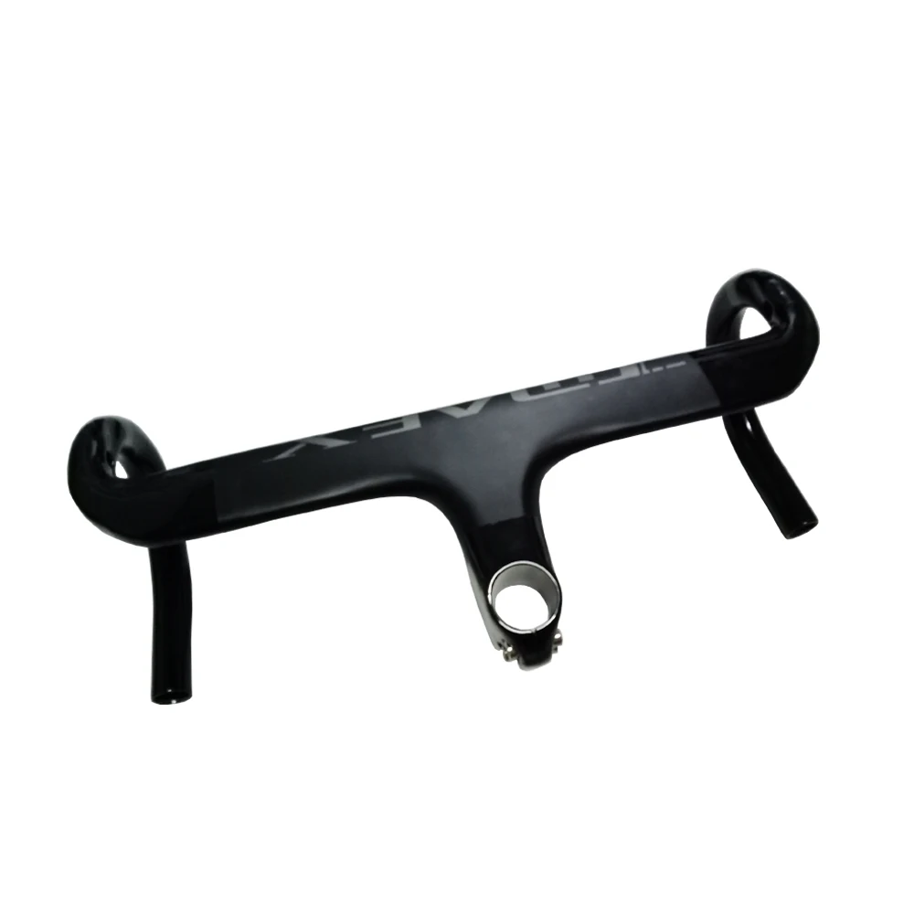 TMAEX Silver Bike Carbon Road Handlebar New type Bicycle Handle bar