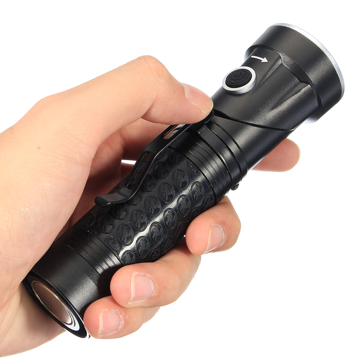 

Smuxi 90 Degree Fold Magnet T6 LED Flashlight 18650 Rechargeable Torch Lamp Camping Fishing Light Tool