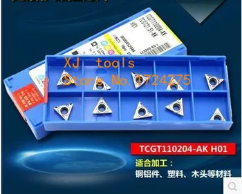 

Free Shipping 10pcs TCGT110204-AK H01 KorloyTurning carbide inserts for STFCR/STGCR,Suitable for processing of Aluminium&Copper