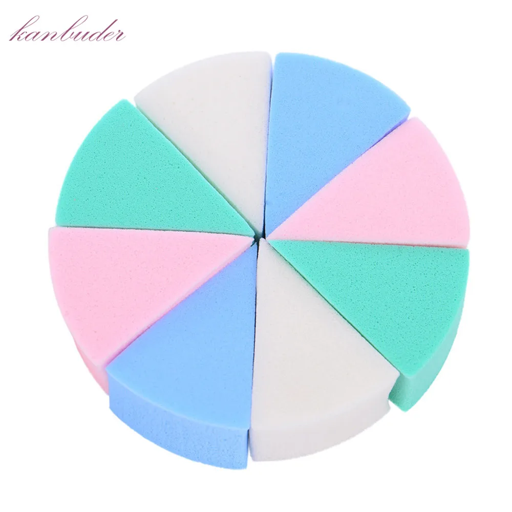 Kanbuder макияж пуф для макияжа 8 шт. пуф для макияжа спонж для основы отделка мягкие косметические слоеные ватные диски для снятия макияжа для ухода за лицом затяжки