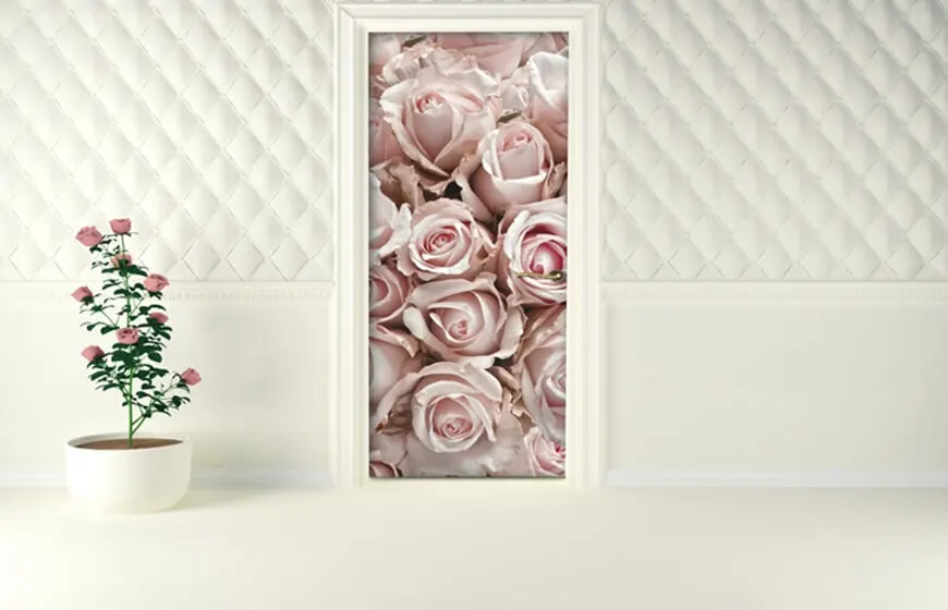 3D-Romantic-Rose-Wall-Art-Door-Mural-Wallpaper-mural-Wall-sticker-Decal-Wall-Decal-Photo-self