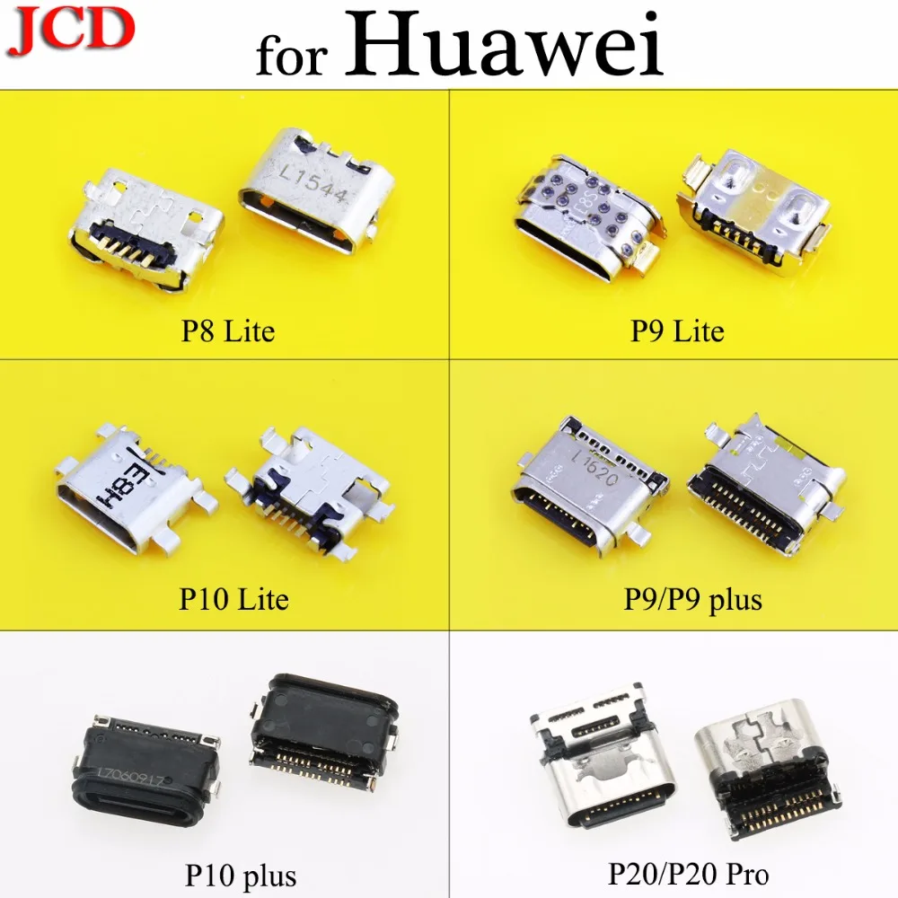 

JCD New Micro USB Connector Port Sockect for Huawei P8 P9 P10 P9 Lite P9 / P9 Plus P20 / P20 Pro Charging port Plug USB Jack