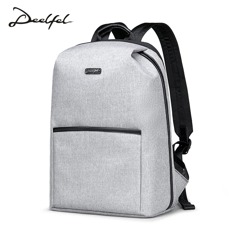 

DEELFEL Anti Theft Backpacks Men Travel Waterproof School Bags College Teenager Male Laptop Backpack Travel Day Packs