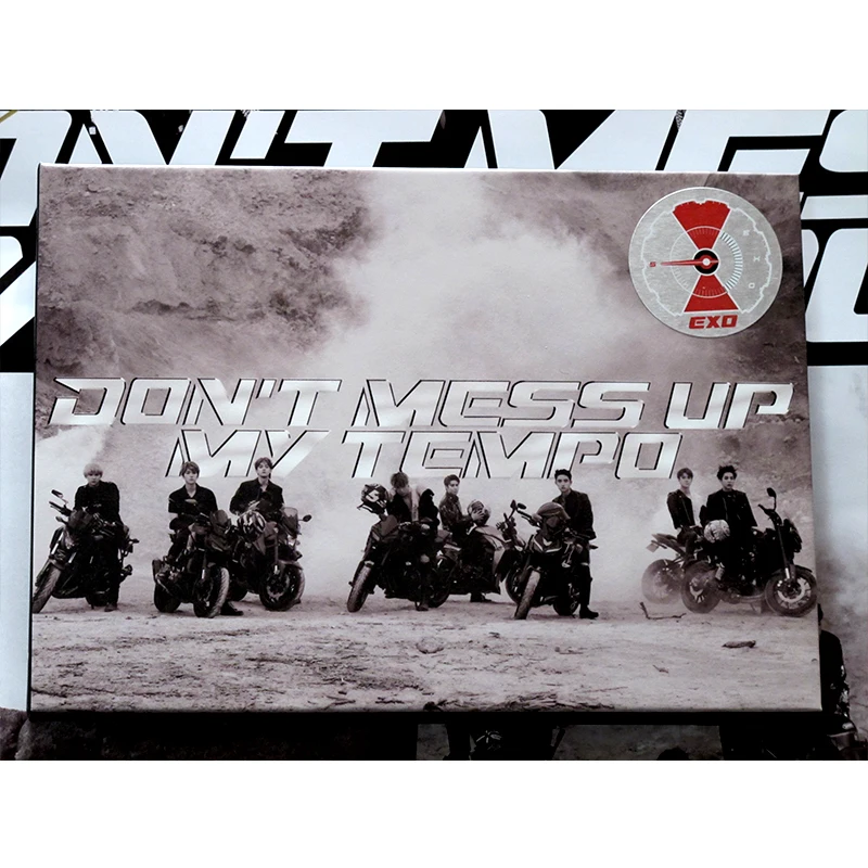 Hand signed EXO autographed 5-й альбом't MESS UP MY TEMPO k-pop 112018