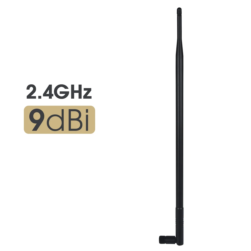 

Omnidirectional 2.4GHz High Gain 9dBi Wireless Wifi Antenna RP-SMA Long Range Extender