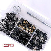 סירה ימית ימית סירה כיסוי בד נירוסטה הצמד אטב Stud קאפ Socket עם כלי (5)