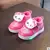 Sapatas dos miúdos Meninas Outono Inverno Crianças Sapatilhas Sapatos Menino Chaussure Enfant Olá Kitty Bebê Sapato Com Luz LED