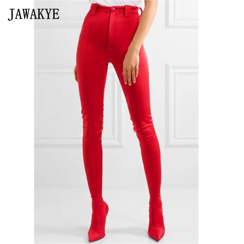 cuissarde chaussette rouge