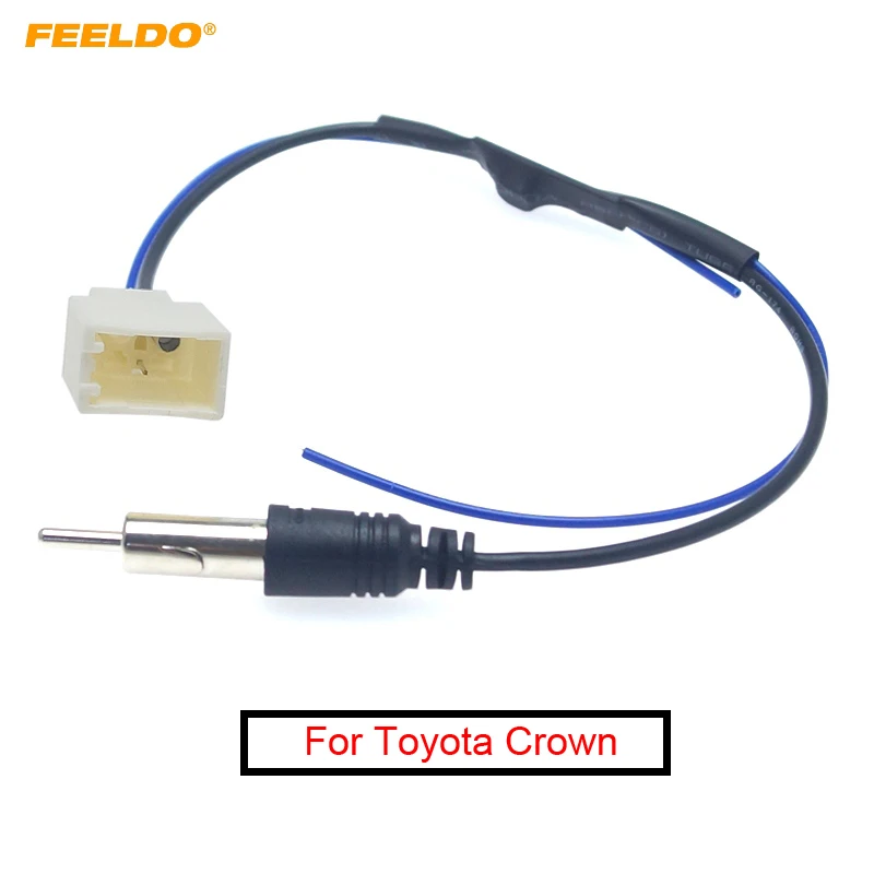 

10Pcs Car Radio Audio FM Antenna Wire With Amplifier Installation Adapter for Toyota Crown Prado Vios RAV4 FM Antenna Cable