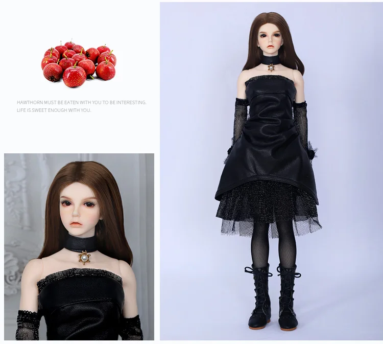New Black Shoes For 1//4 BJD Doll SD Doll WX4-36