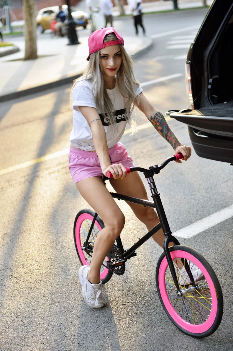 Discount New X-Front brand carbon steel 20 inch wheel rear pedal brake fiets fixie women road bike fixed gear children bicicleta bicycle 3 Discount New X-Front brand carbon steel 20 inch wheel rear pedal brake fiets fixie women road bike fixed gear children bicicleta bicycle 3