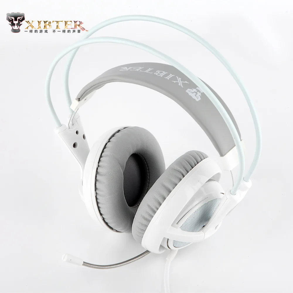 XIBTER V-22A USB Gaming Headphset с Радугой Подсветкой Наушники Микрофоном Brand new На Складе |