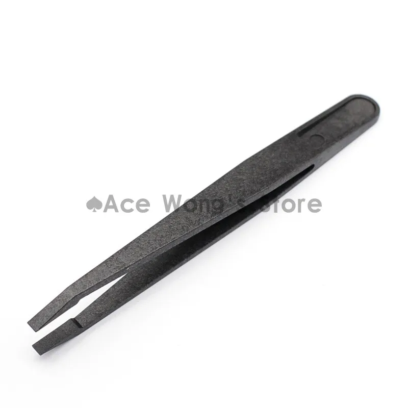 Portable Straight Bend Anti-static Plastic Tweezer Heat Resistant Repair Tool 93305 tweezer tool esd anti static tweezers phone repair tweezers
