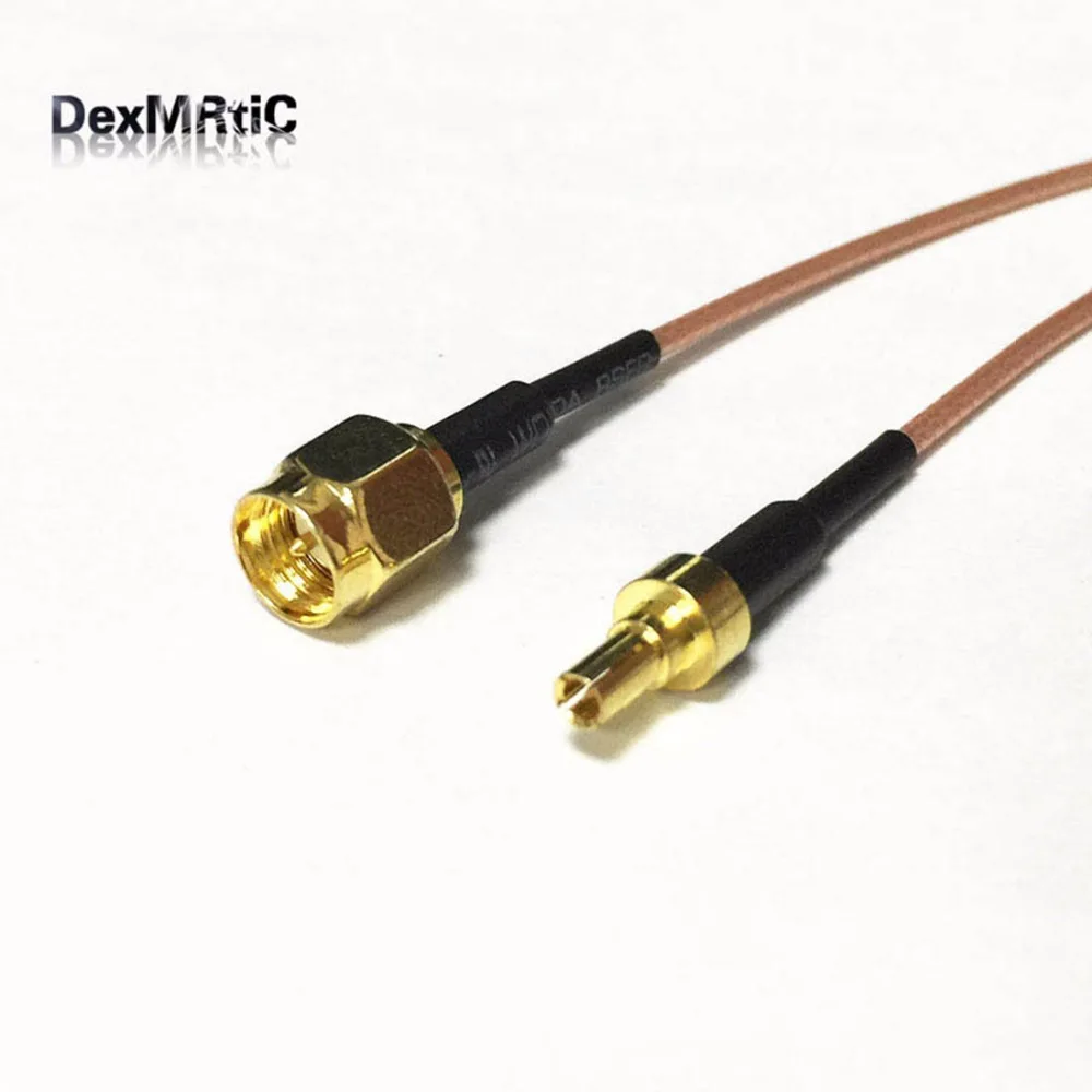 1 шт. НОВЫЙ SMA Мужской переключатель CRC9 мужской прямой кабель Пигтейл RG178 15 см 6