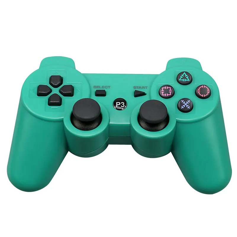 Для SONY PS3 контроллер Bluetooth беспроводной геймпад контроллер для PlayStation 3 игровой контроллер двойной шок Dualshock джойстик - Цвет: Green