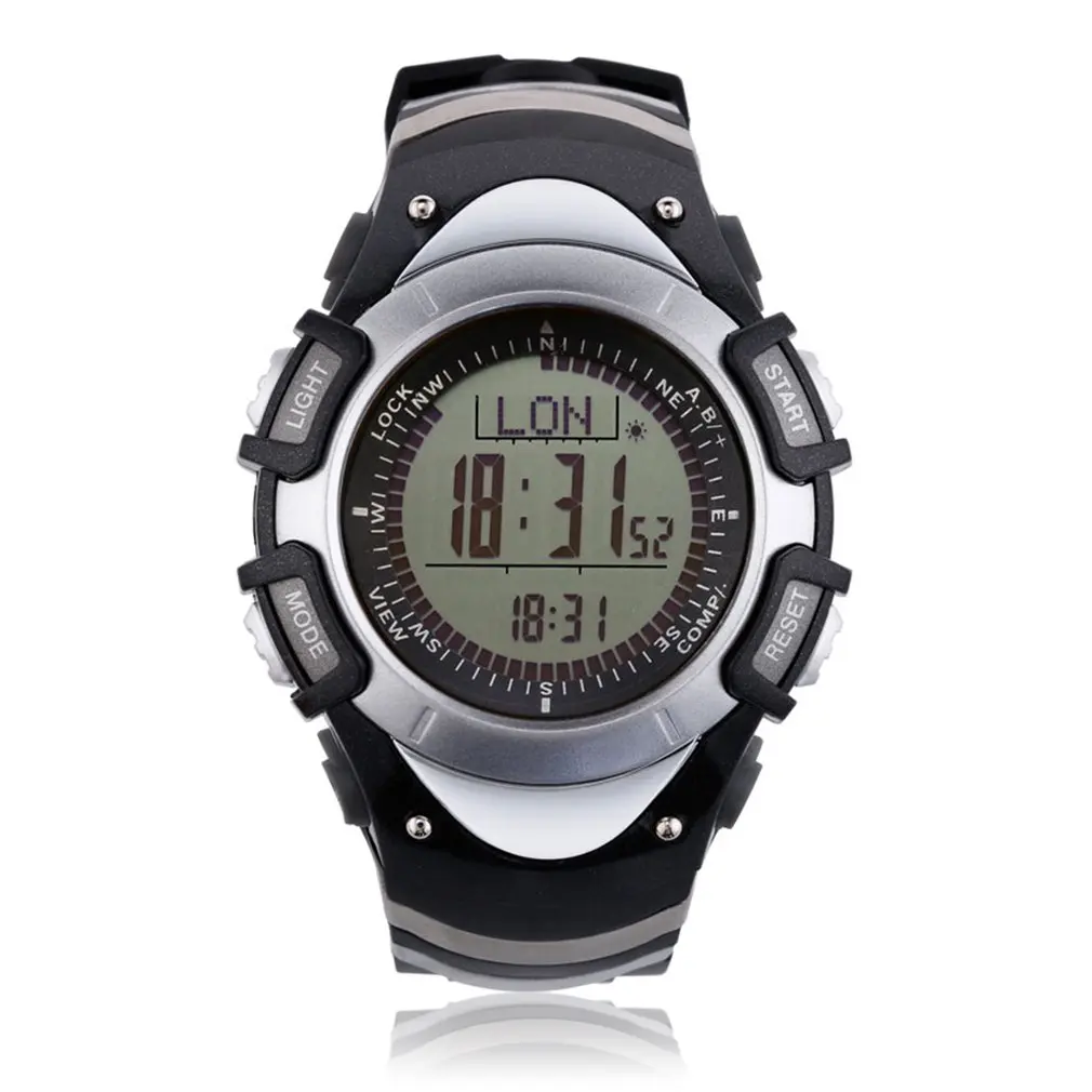 

SUNROAD 3ATM Waterproof Backlit Men Woman Multifunction Outdoor Sports Watch Stopwatch Pedometer Altimeter Digital Wrist Watch
