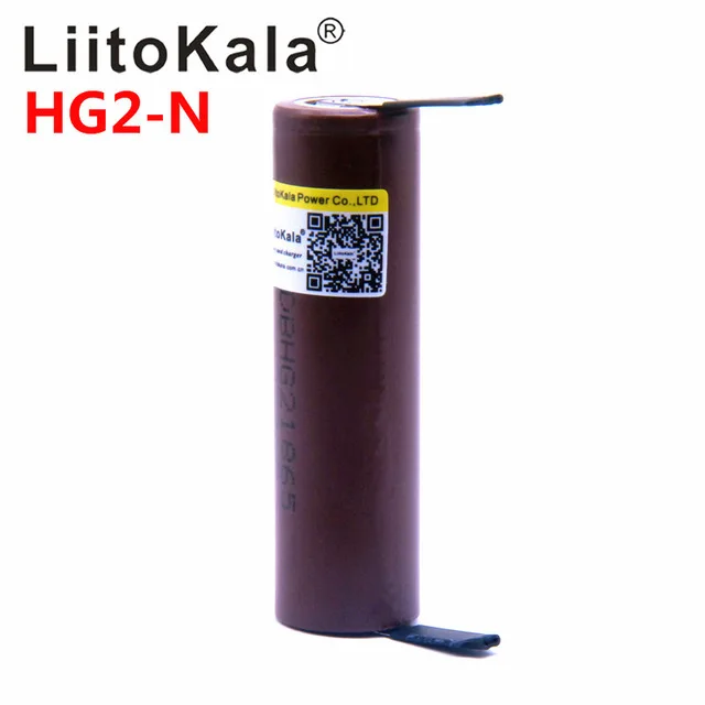 Liitokala HG2 18650 3000mAh батарея 18650HG2 3,6 V разряда 30A, выделенные батареи+ DIY никель