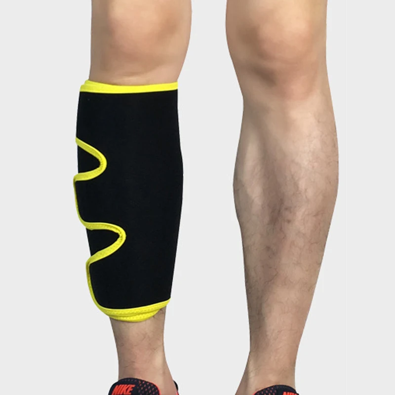 2 Pcs Adjustable Neoprene Pressure Protector Shin Guard Leg Sleeve MTB Cycling Football Compression Calf Support Sports Safety