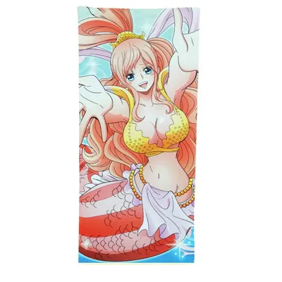 Anime Manga One Piece  Bath Towel  Beach Towel 001 Blue