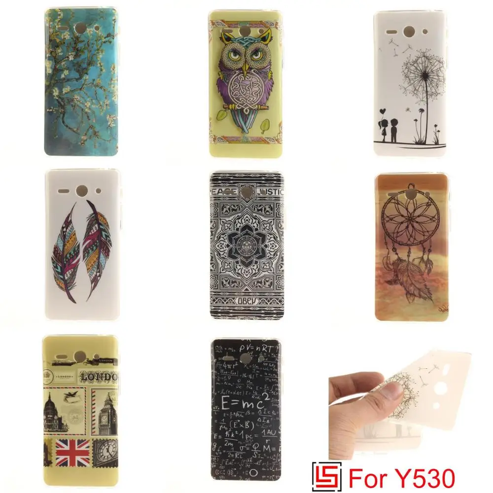 

Fashion Ultra Thin TPU Silicone Soft Phone Mobile Case cubierta capa kryty Cover For Huawei Hauwei Huawey Huaewi Ascend Y530