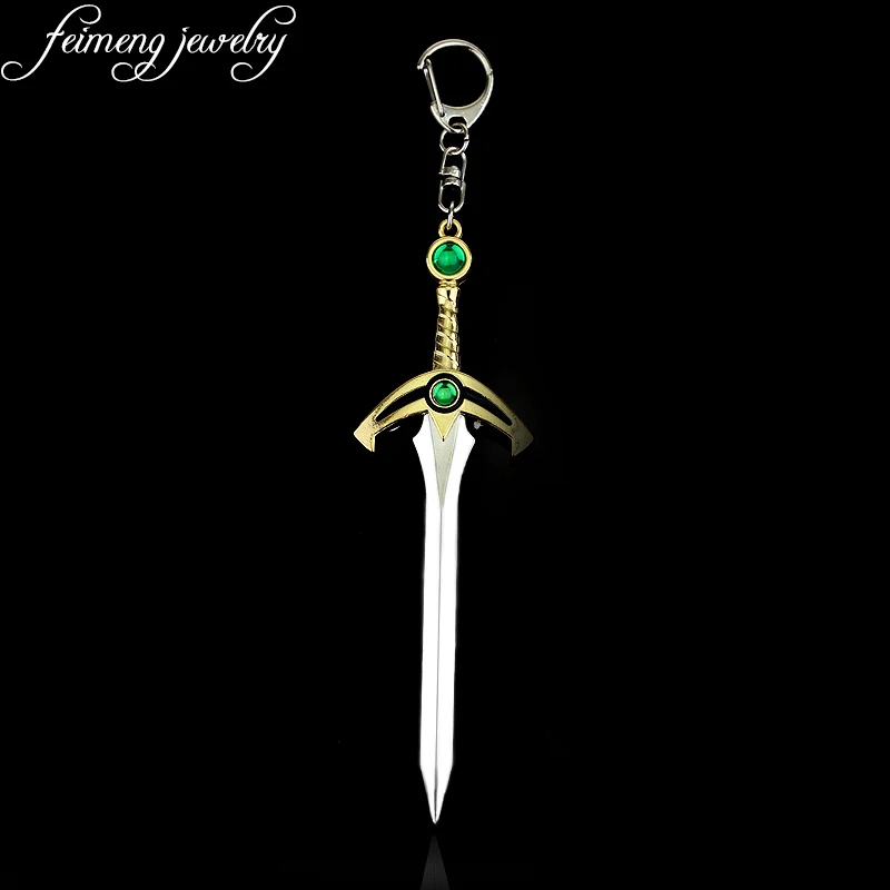 

feimeng jewelry Anime The Legend of Zelda Keychain Skyward Metal Sword Pendant Keyring For Key Holder Car Key Chain Chaveiro