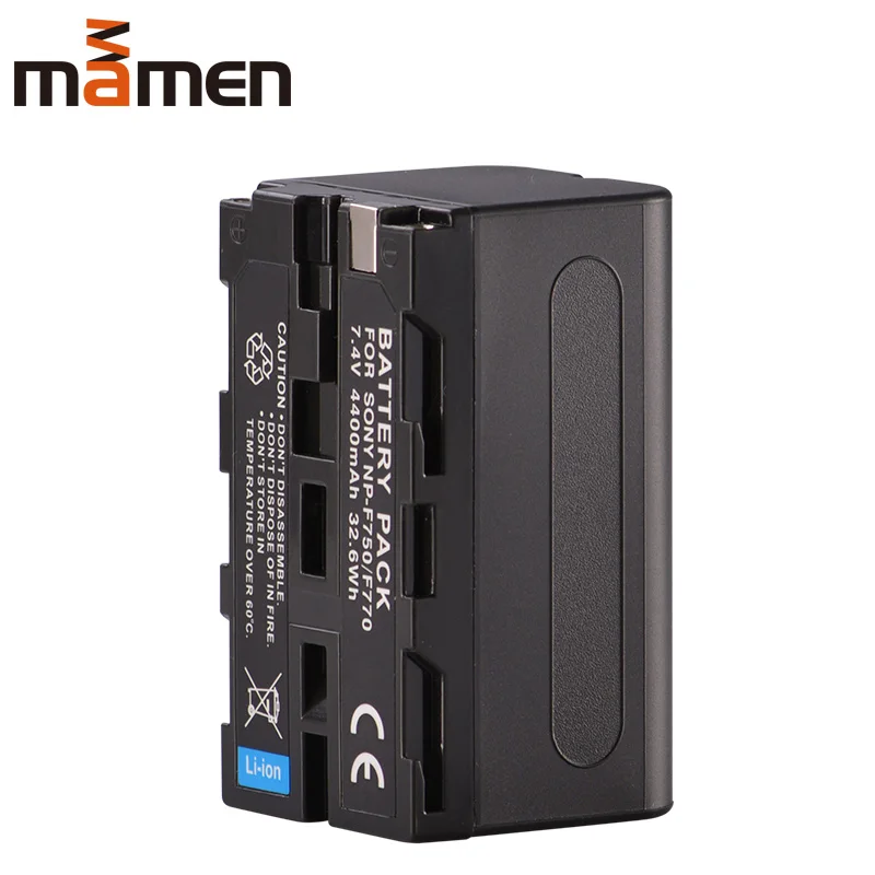 

Mamen NP-F750/ F770 Camera Battery 4400mAh 7.4V Rechargeable lithium ion battery For Sony V30 TRV35 CCD-SC5 CCD-SC55 CCD-SC65