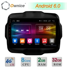 C500 + 9 “Android 6.0 Octa core 2 ГБ Оперативная память 32 ГБ Встроенная память 4 г LTE WI-FI dab автомобиля dvd мультимедийный плеер Радио для джип Ренегат 2015 2016 2017