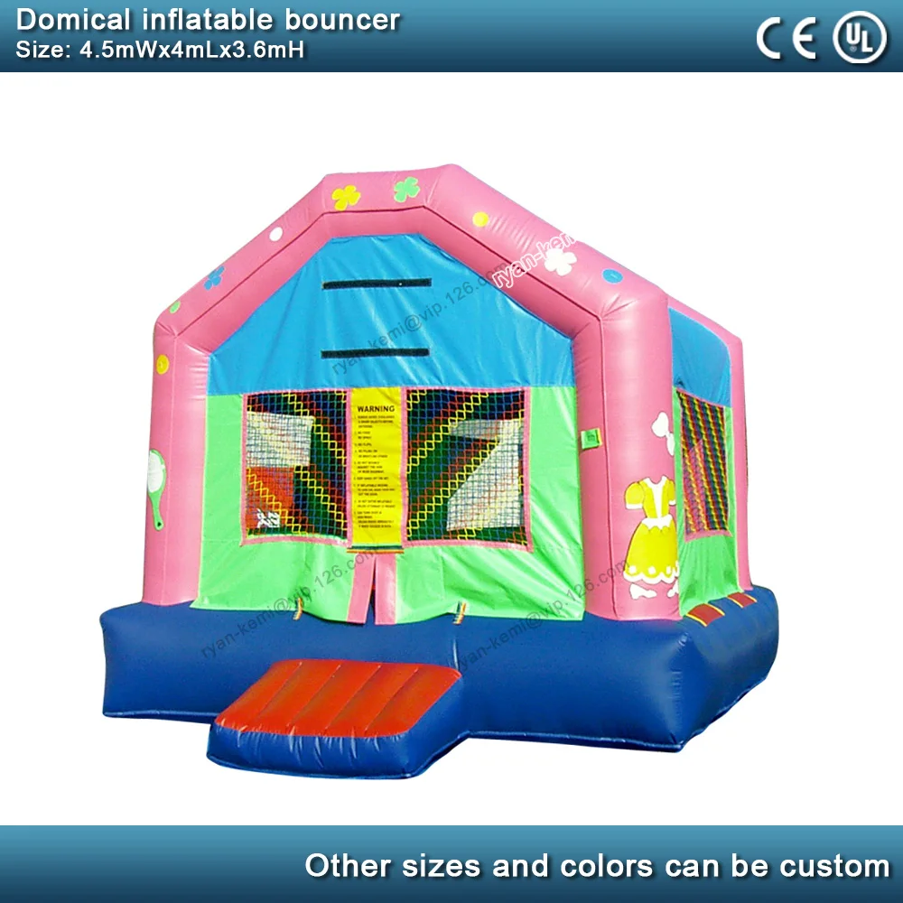 Domical inflatable bouncer commercial inflatable castle kids bounce house party yard inflatable with blower 4
