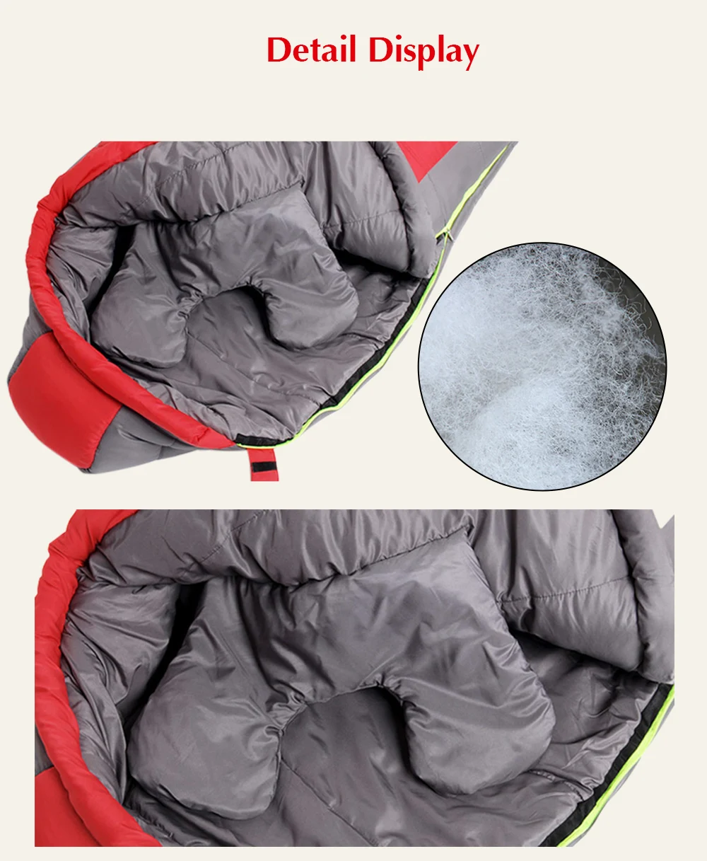 Windtour Winter Warm Cotton Sleeping Bag for Camping